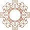Ekena Millwork Reims Wood Fretwork Pierced Ceiling Medallion, Cherry, 38"OD x 14 1/2"ID x 1/4"T CMWP38X38X0250RECH - alternate 4